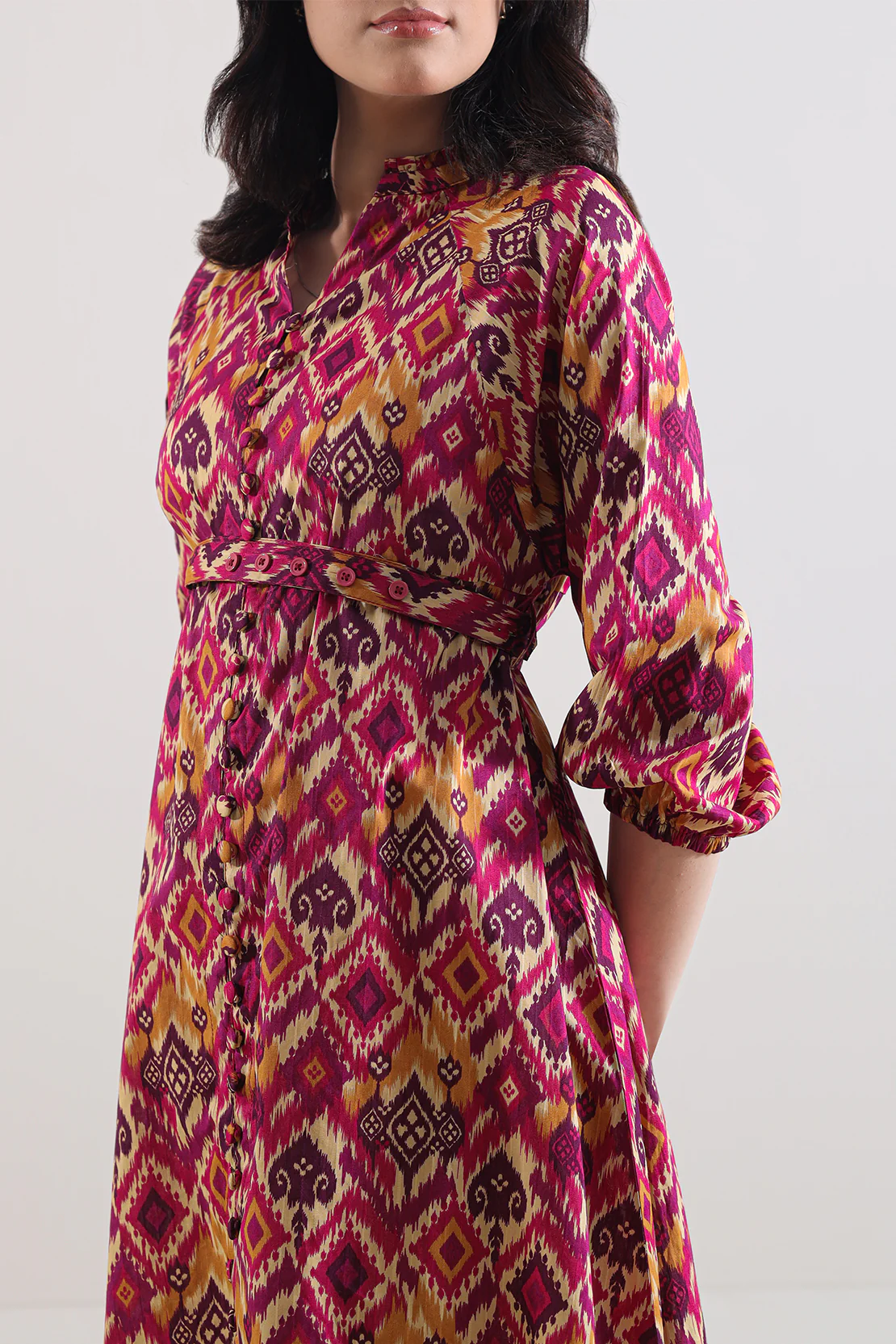 Printed Lawn Stitched Shirt - Image 3