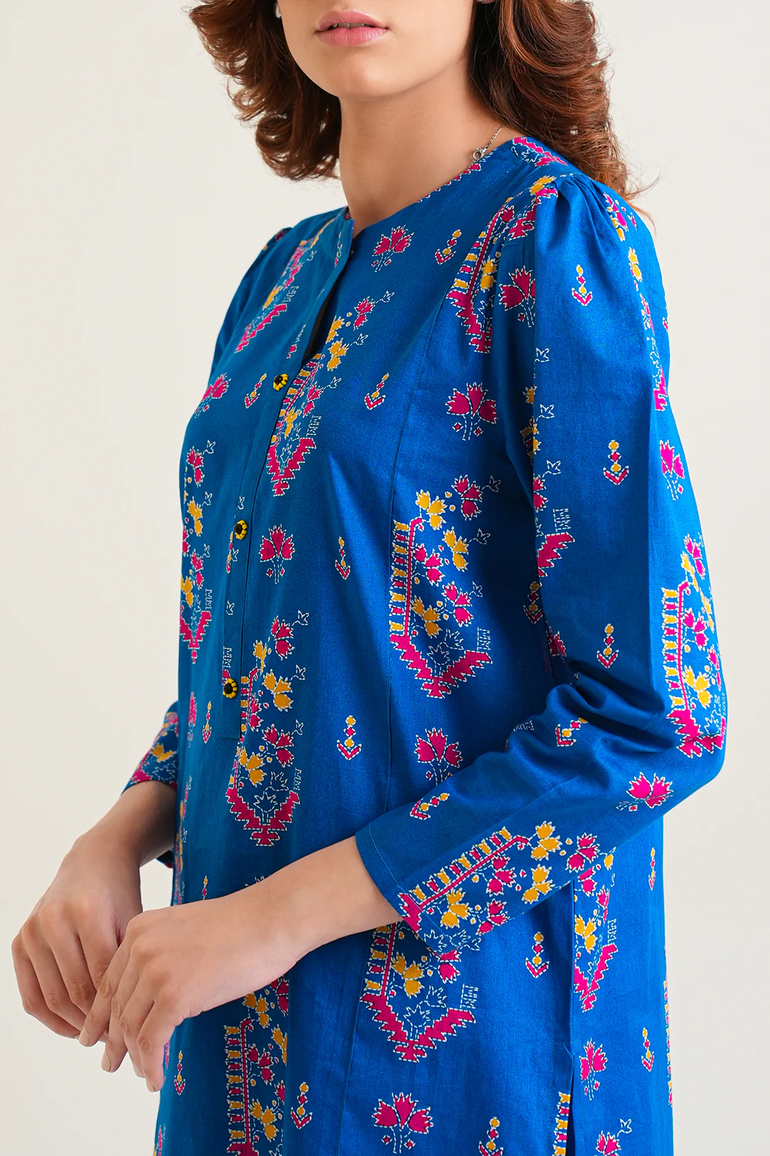 Printed Lawn Stitched Shirt - Image 6