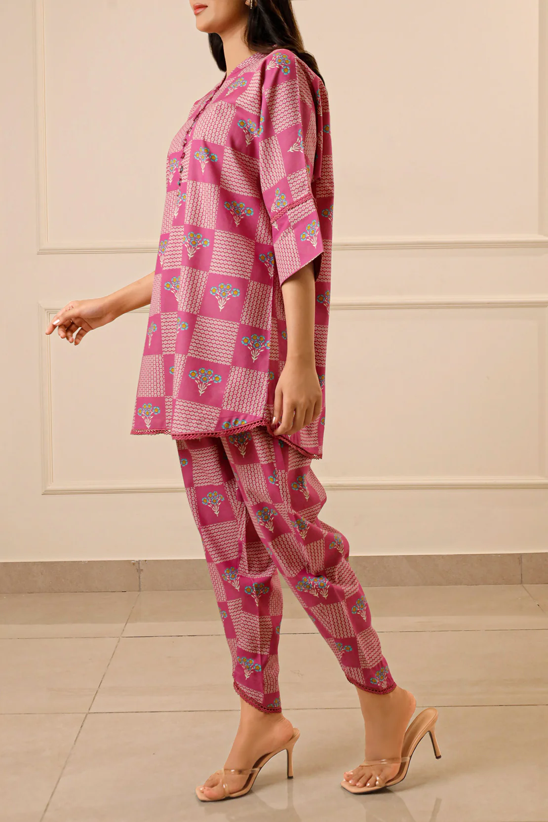Printed Lawn Stitched Shirt - Image 4