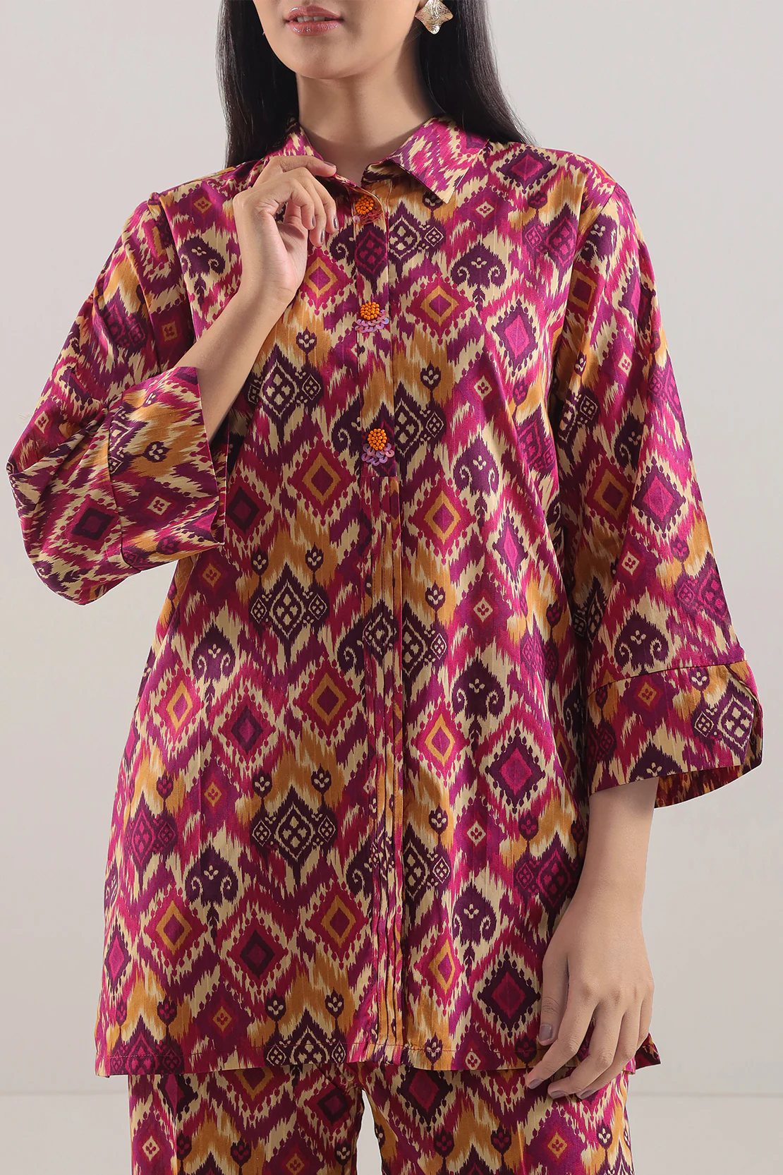 Printed Lawn Stitched Shirt - Image 2