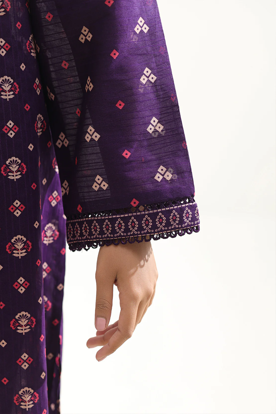 Printed Lawn Stitched Shirt - Image 5