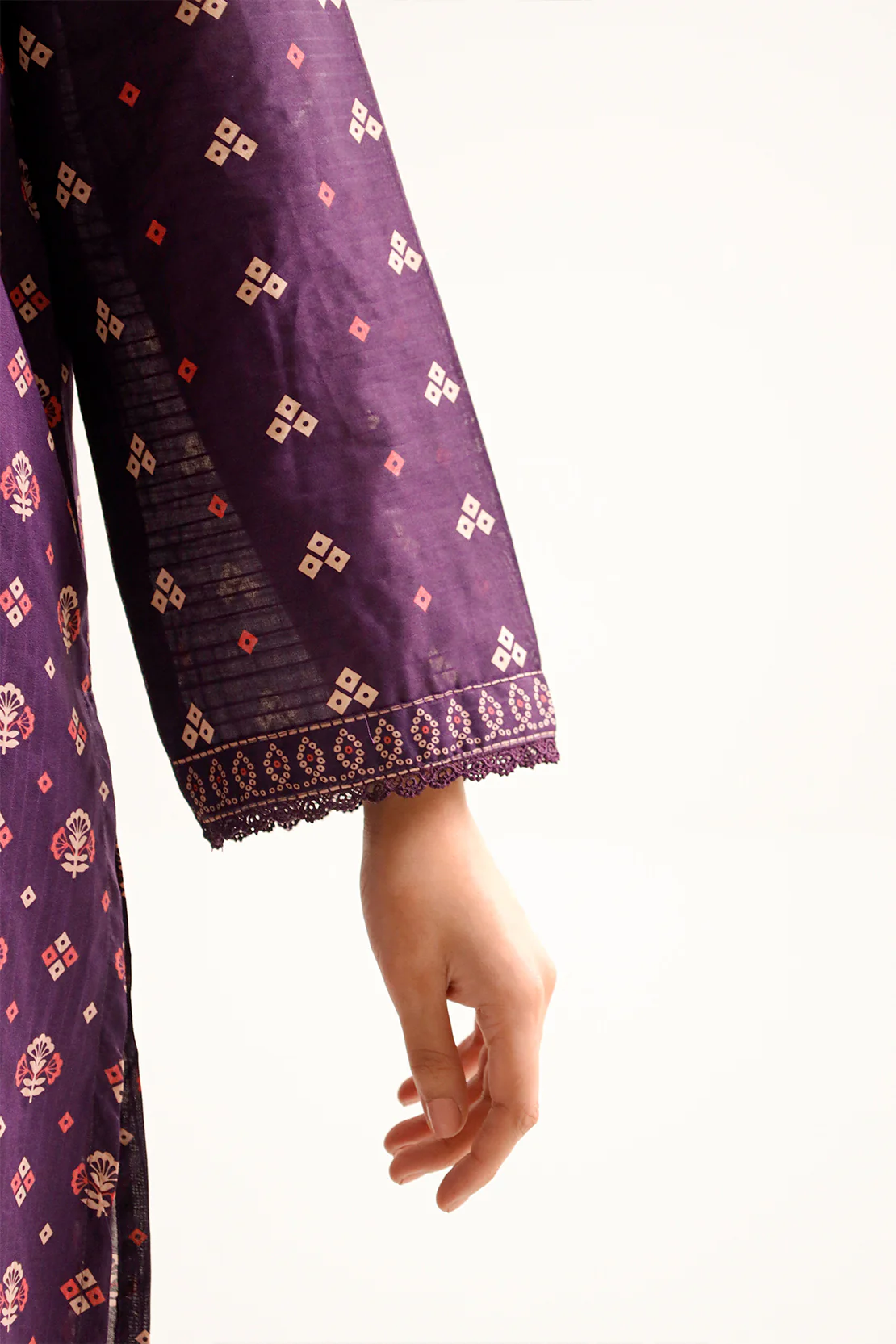 Printed Lawn Stitched Shirt - Image 5