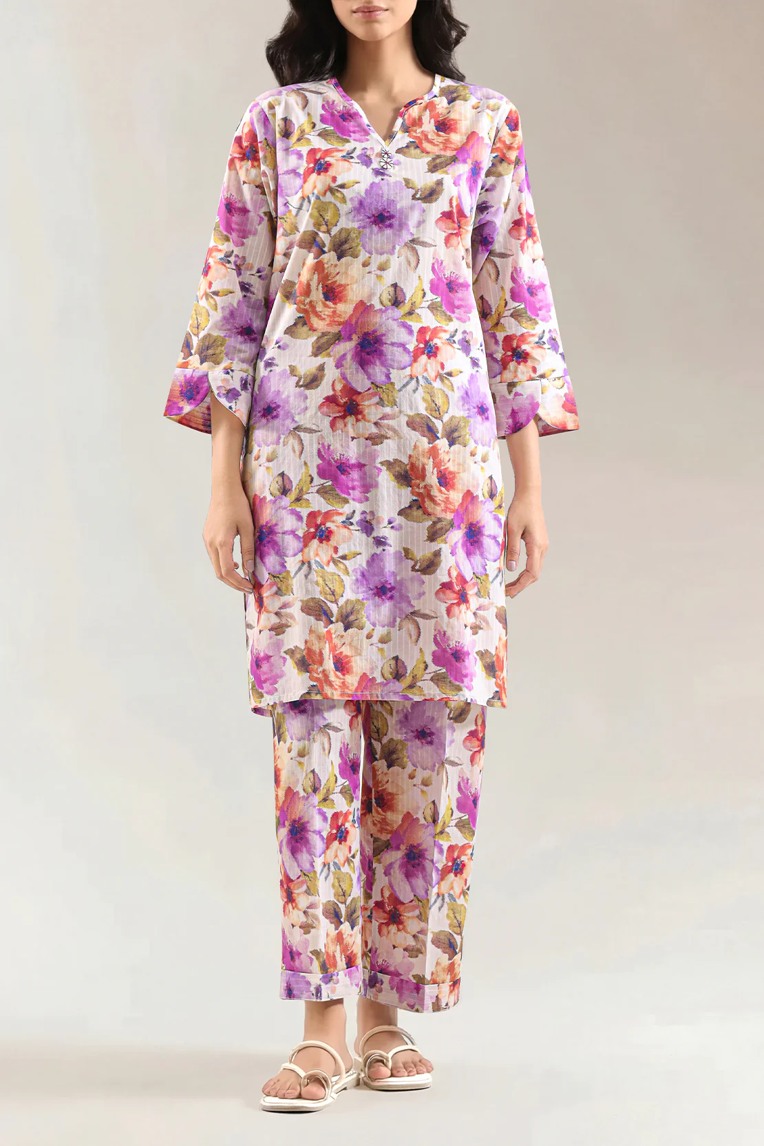 Printed Lawn Stitched Shirt