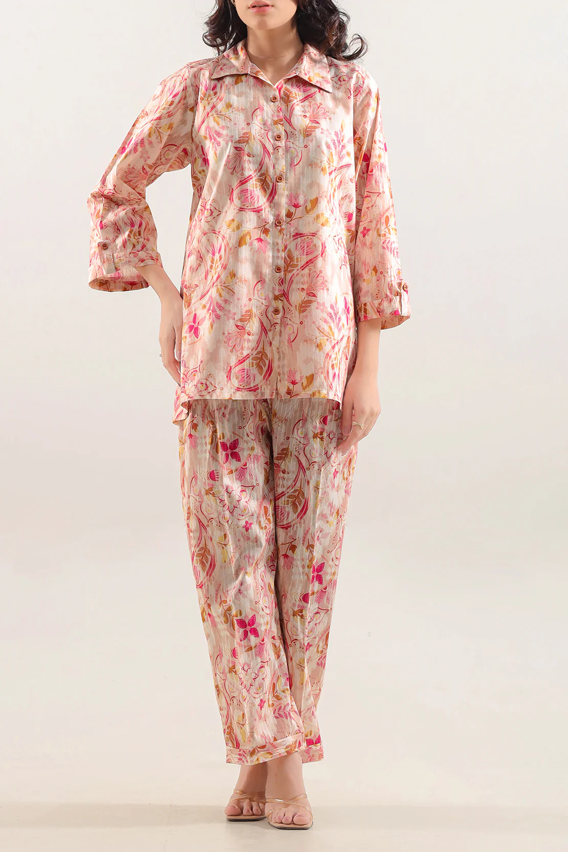Printed Lawn Stitched Shirt - Image 3