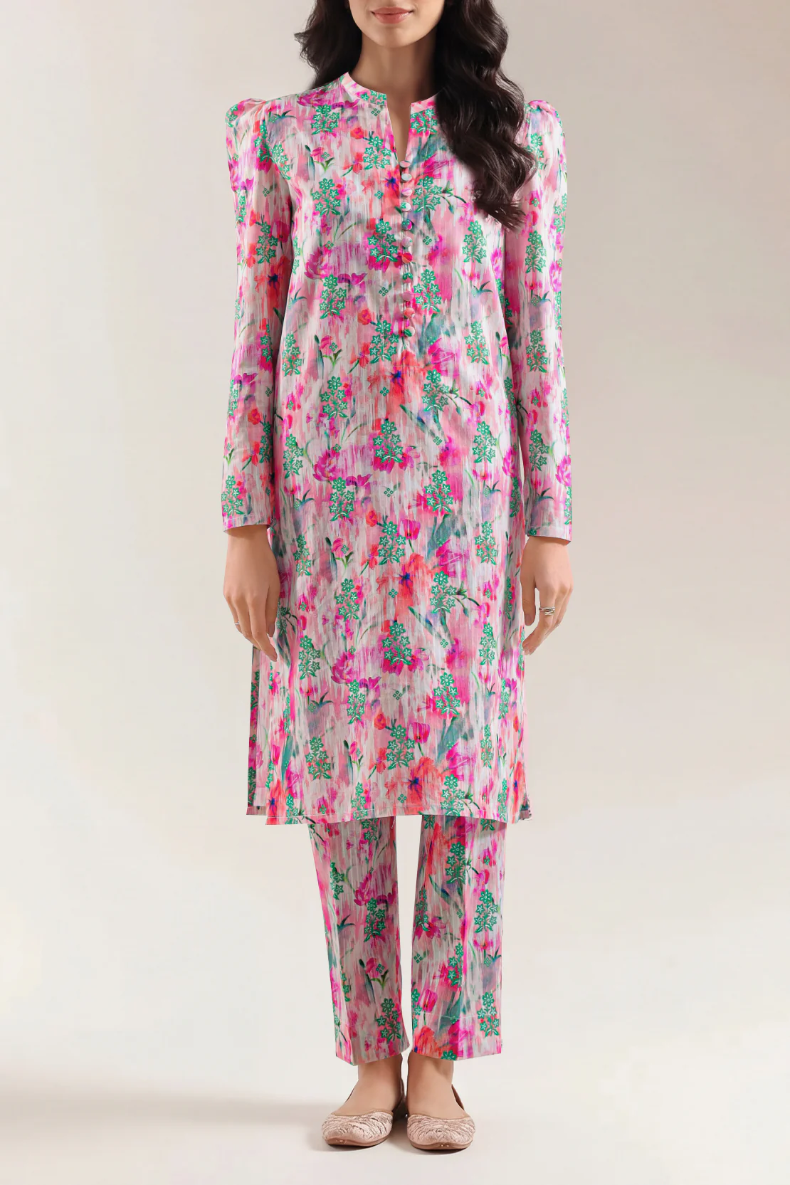 Printed Lawn Stitched Shirt