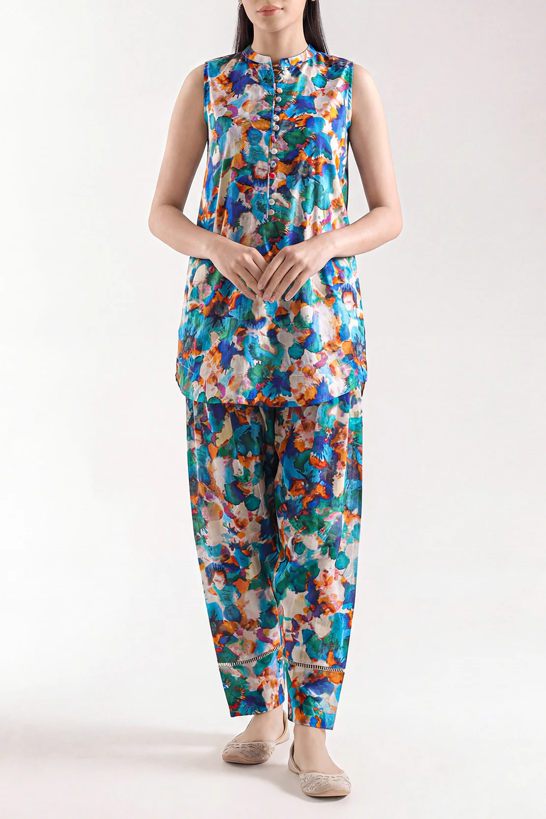 Printed Lawn Stitched Shirt