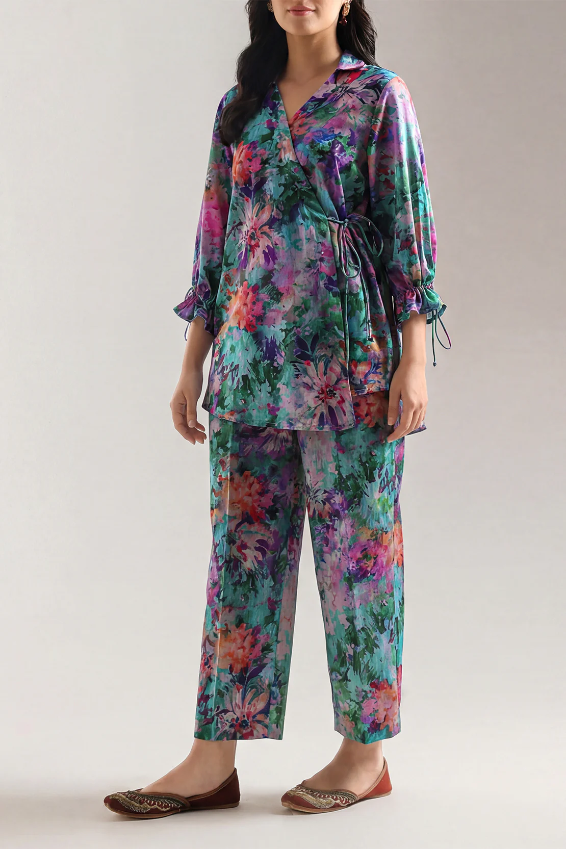 Printed Lawn Stitched Shirt - Image 2