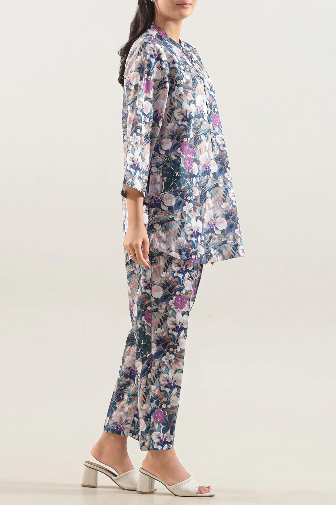 Printed Lawn Stitched Shirt - Image 3