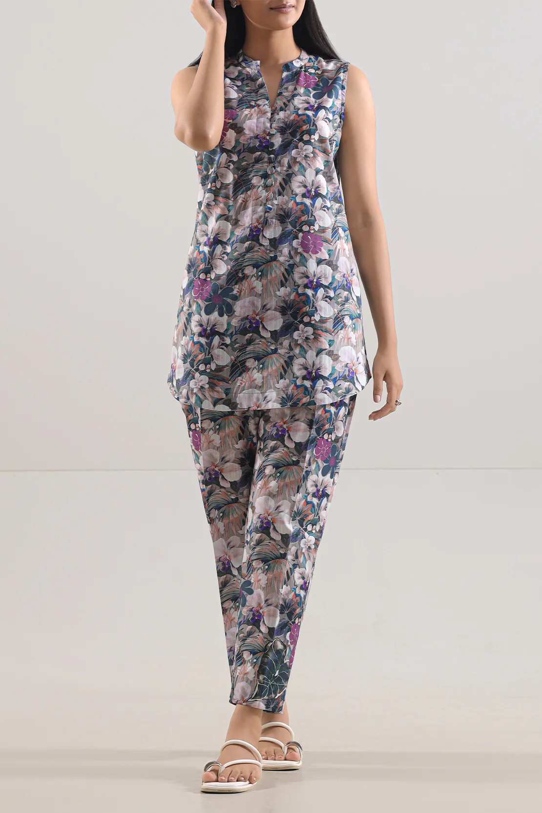 Printed Lawn Stitched Shirt - Image 2