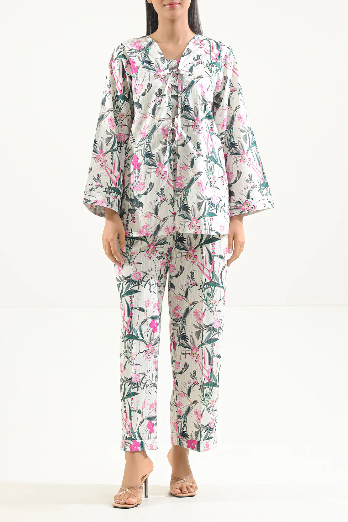 Printed Lawn Stitched Shirt - Image 2