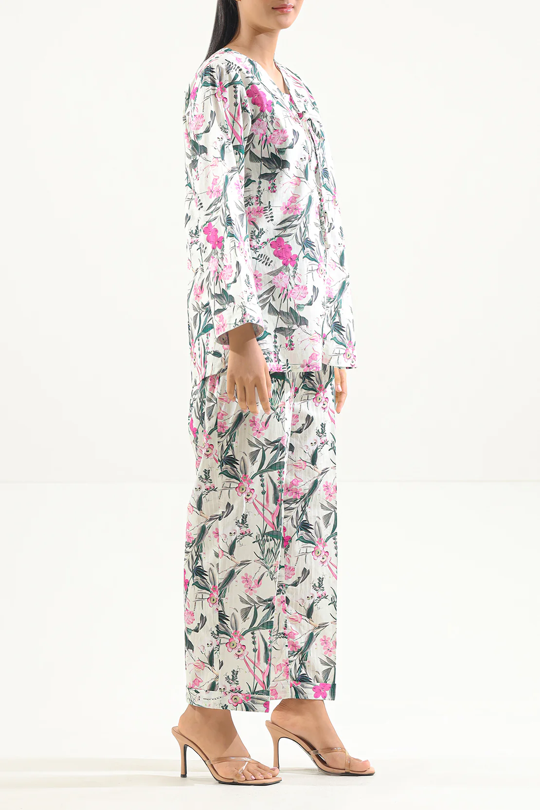 Printed Lawn Stitched Shirt - Image 3