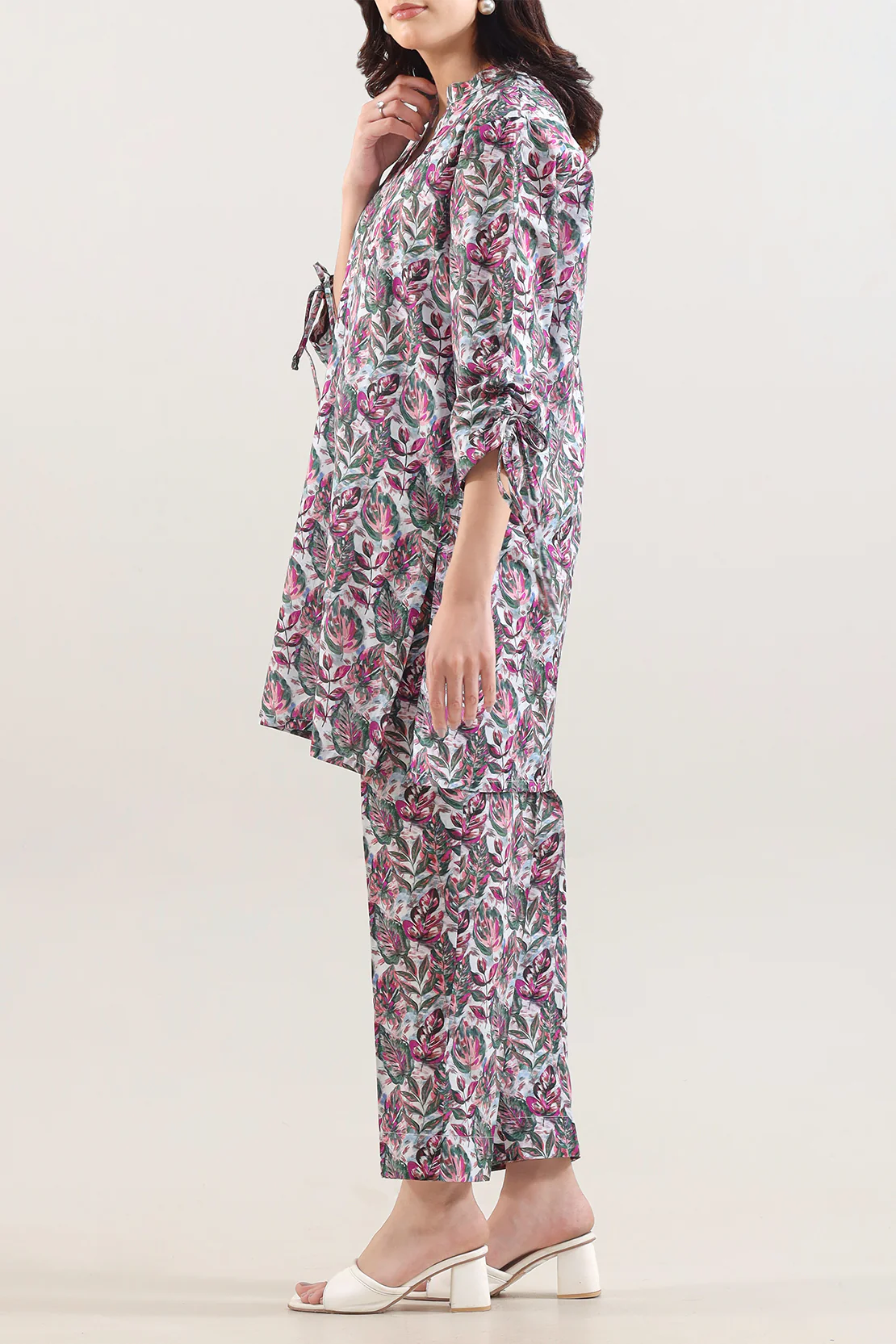Printed Lawn Stitched Shirt - Image 3