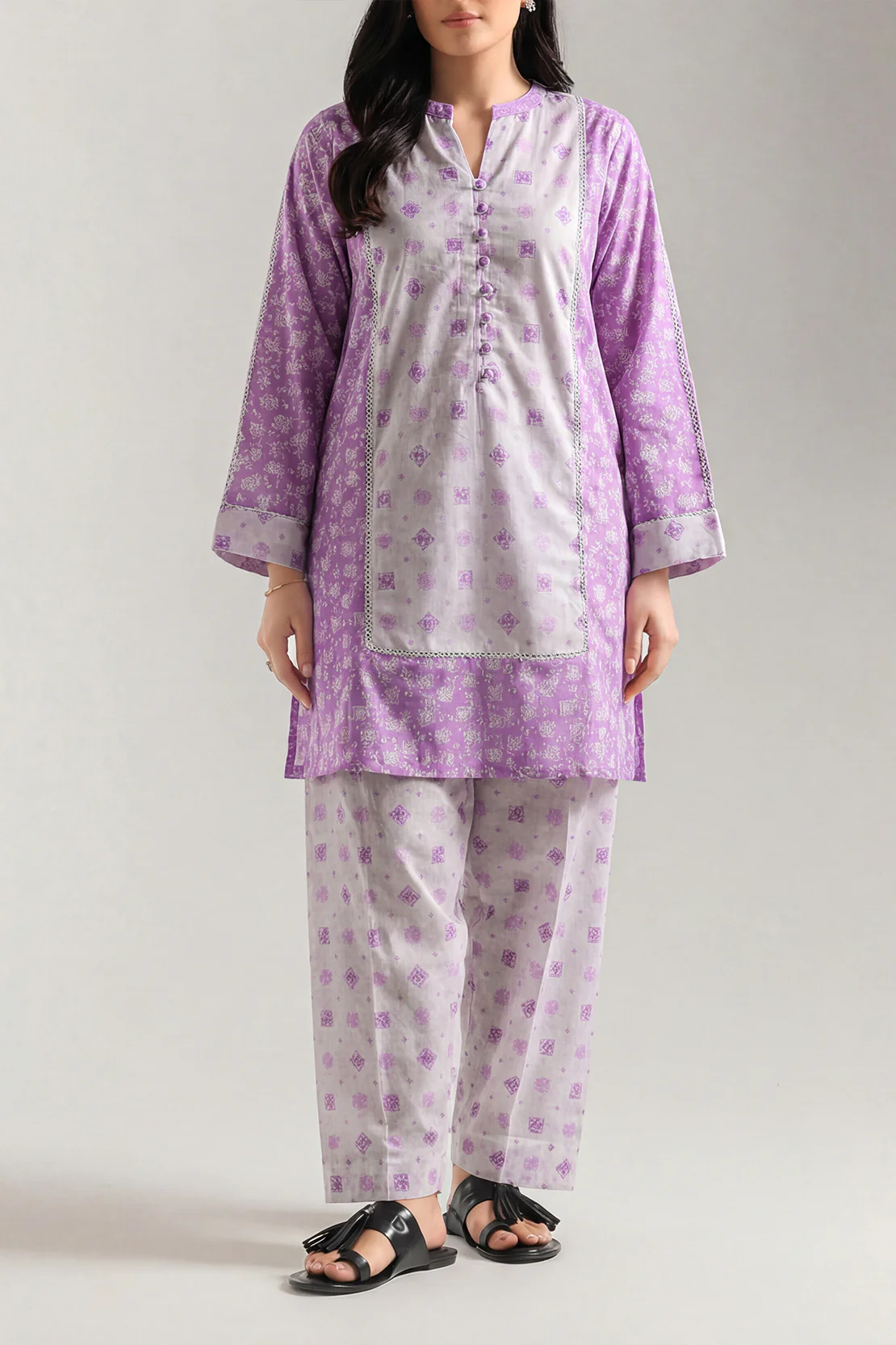 Printed Lawn Stitched Shirt