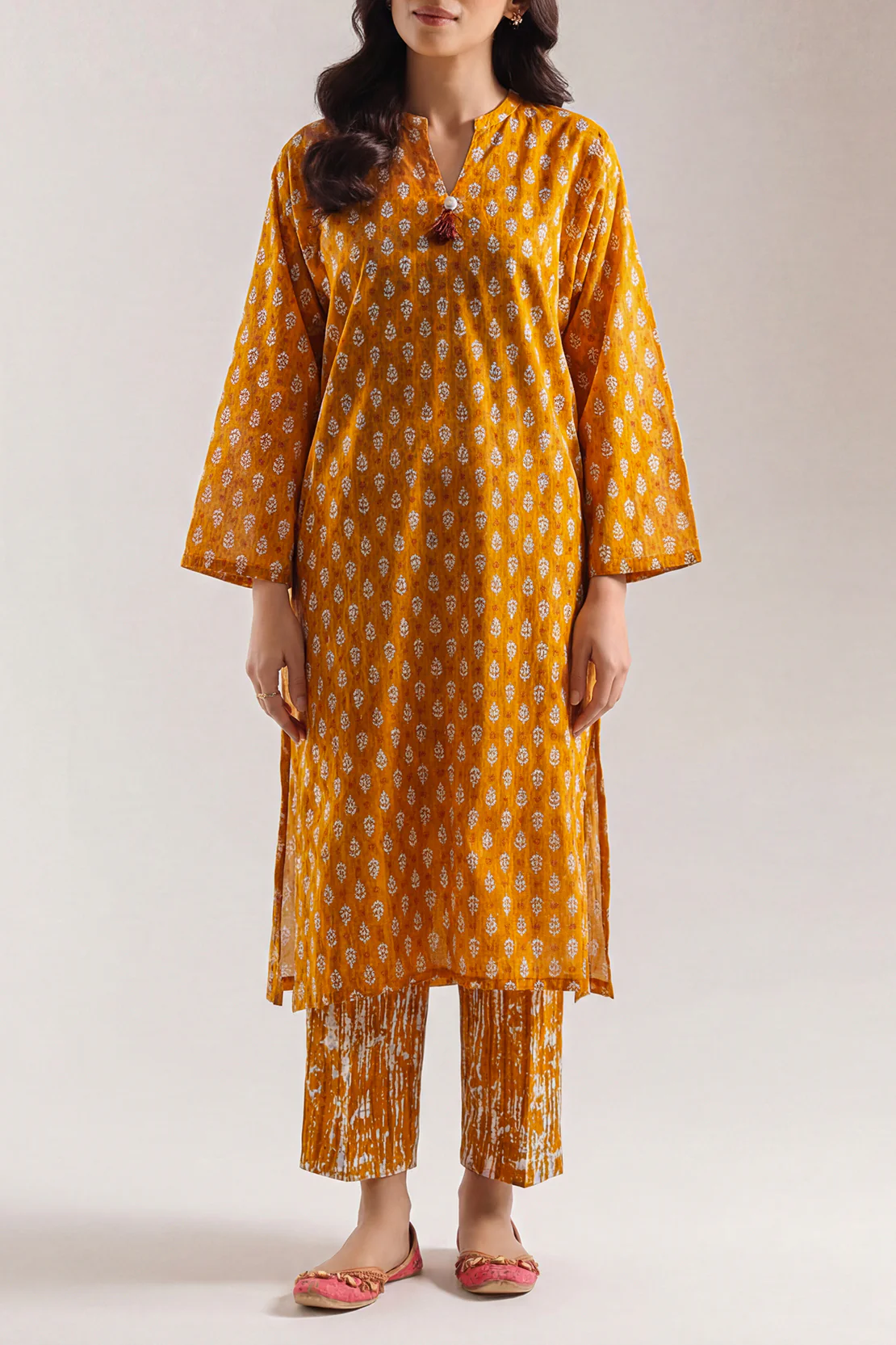 Printed Lawn Stitched Shirt - Image 2