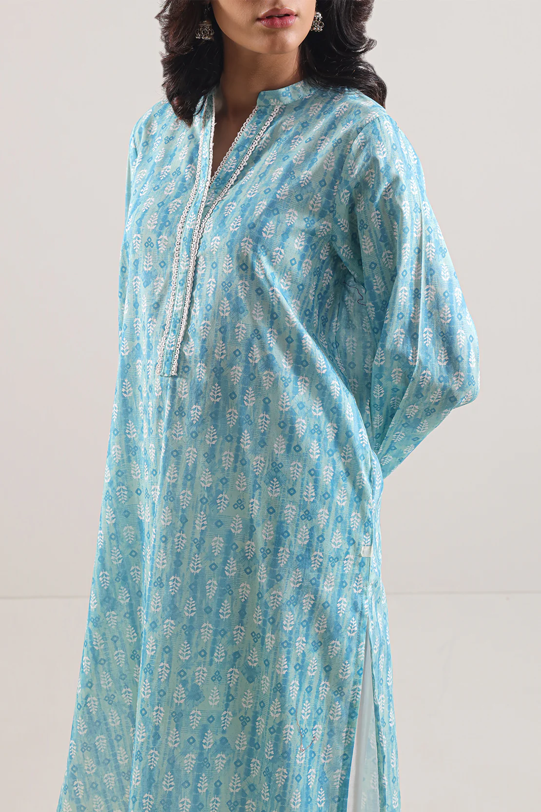 Printed Lawn Stitched Shirt - Image 3