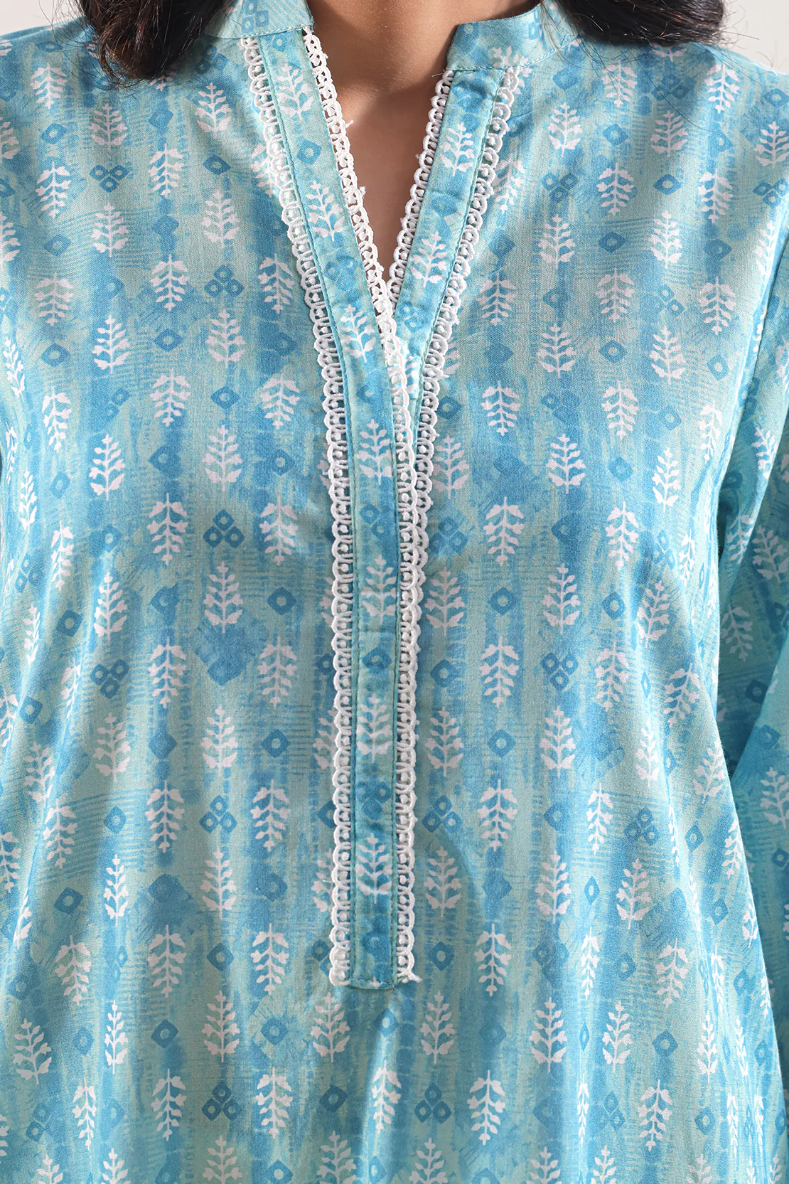 Printed Lawn Stitched Shirt - Image 5