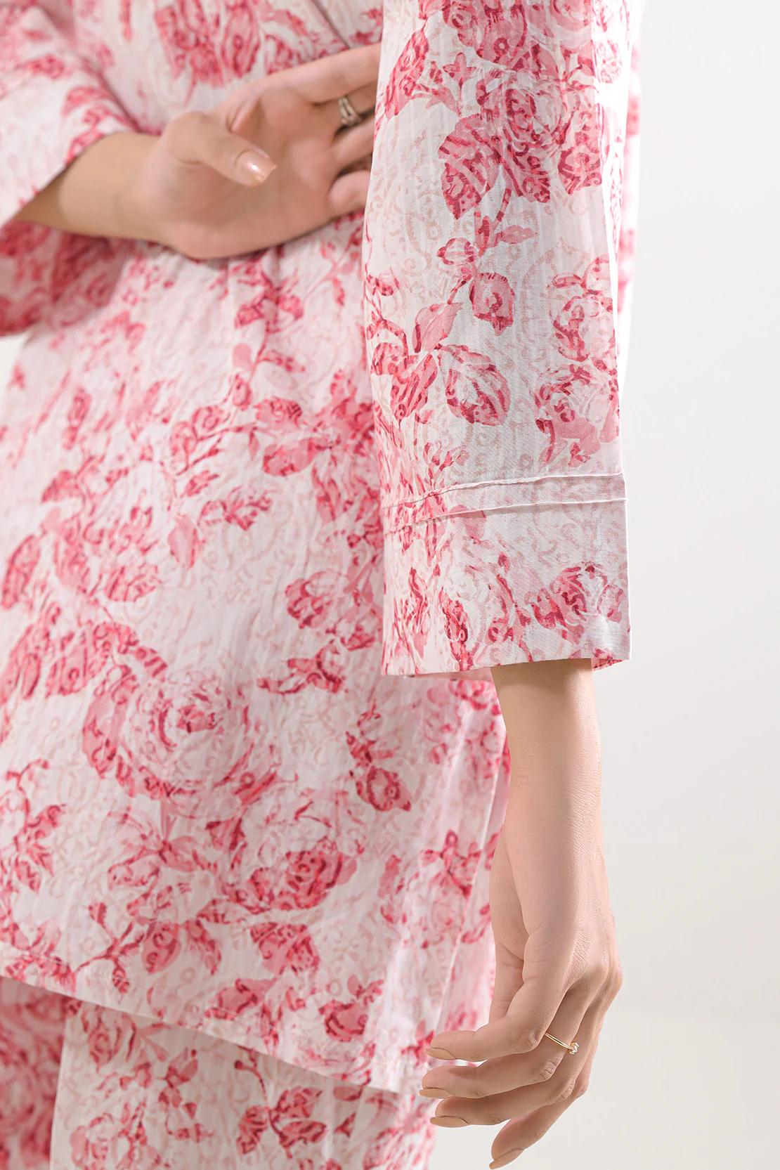 Printed Lawn Stitched Shirt - Image 6
