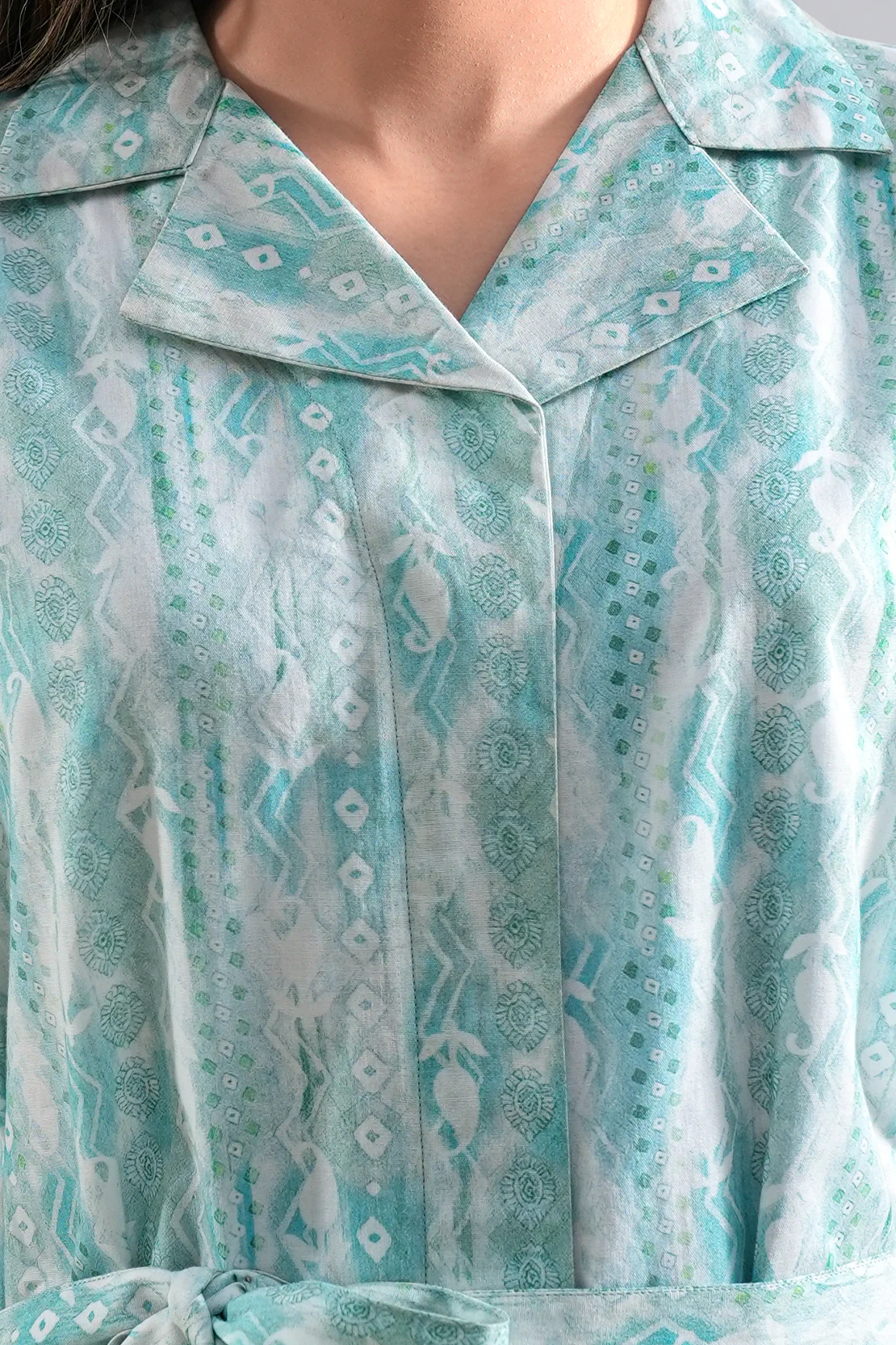 Printed Lawn Stitched Dress - Image 6