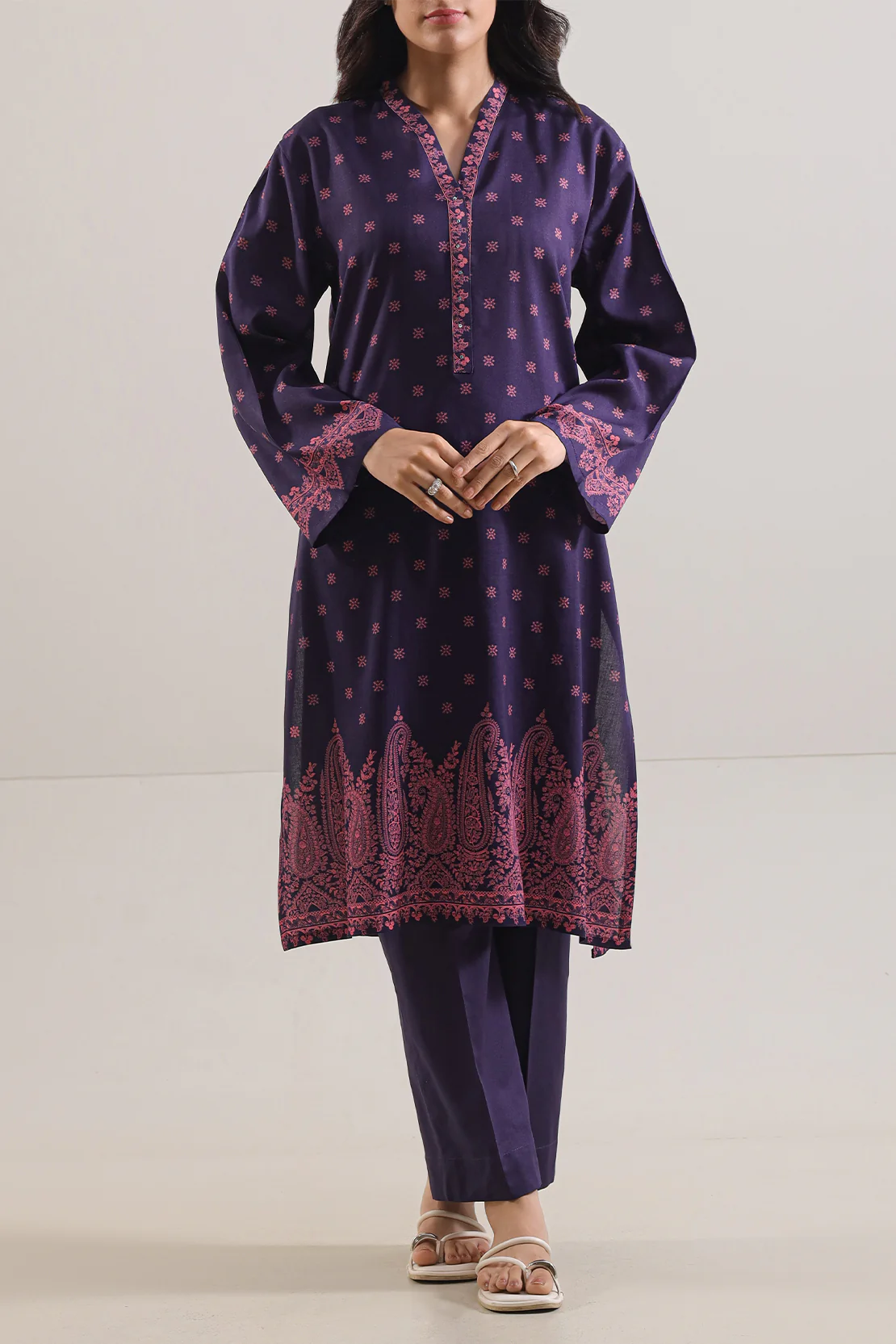Printed Lawn Stitched Shirt