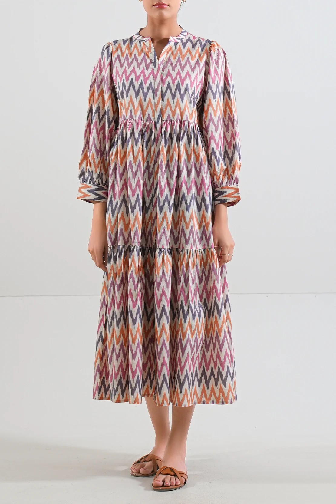 Printed Lawn Stitched Shirt - Image 2