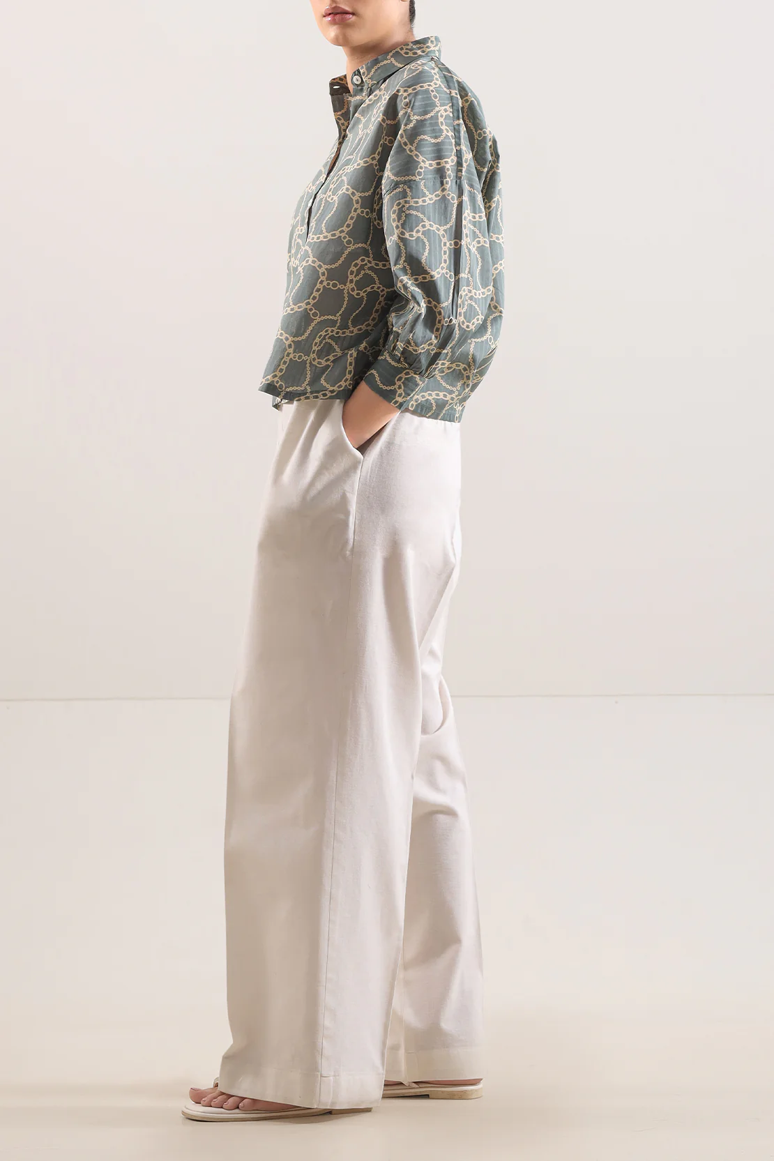 Printed Lawn Stitched Shirt - Image 3