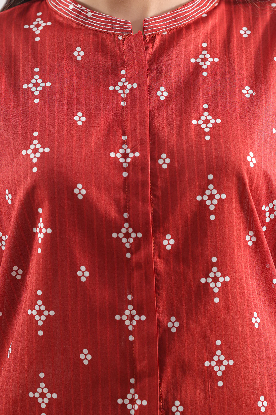 Printed Lawn Stitched Shirt - Image 5