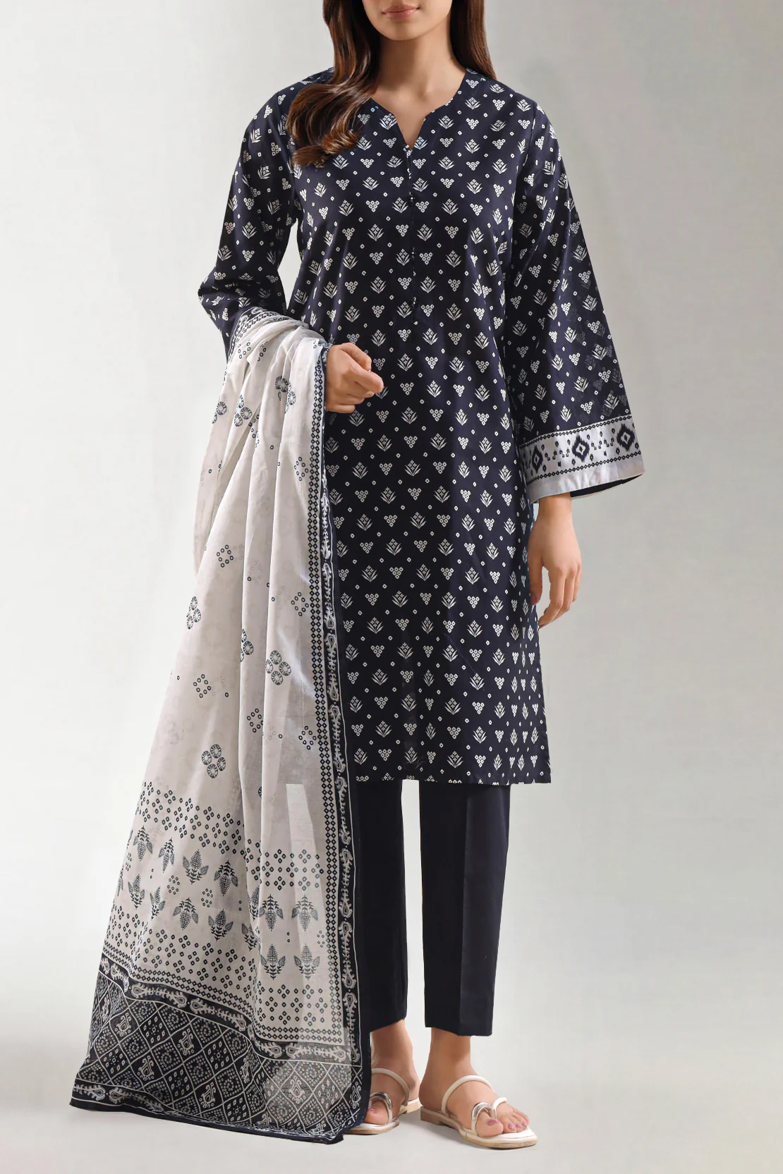 Printed Lawn Stitched Shirt