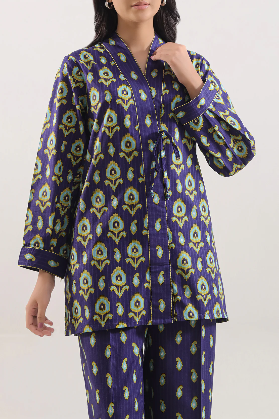 Printed Lawn Stitched Shirt - Image 2