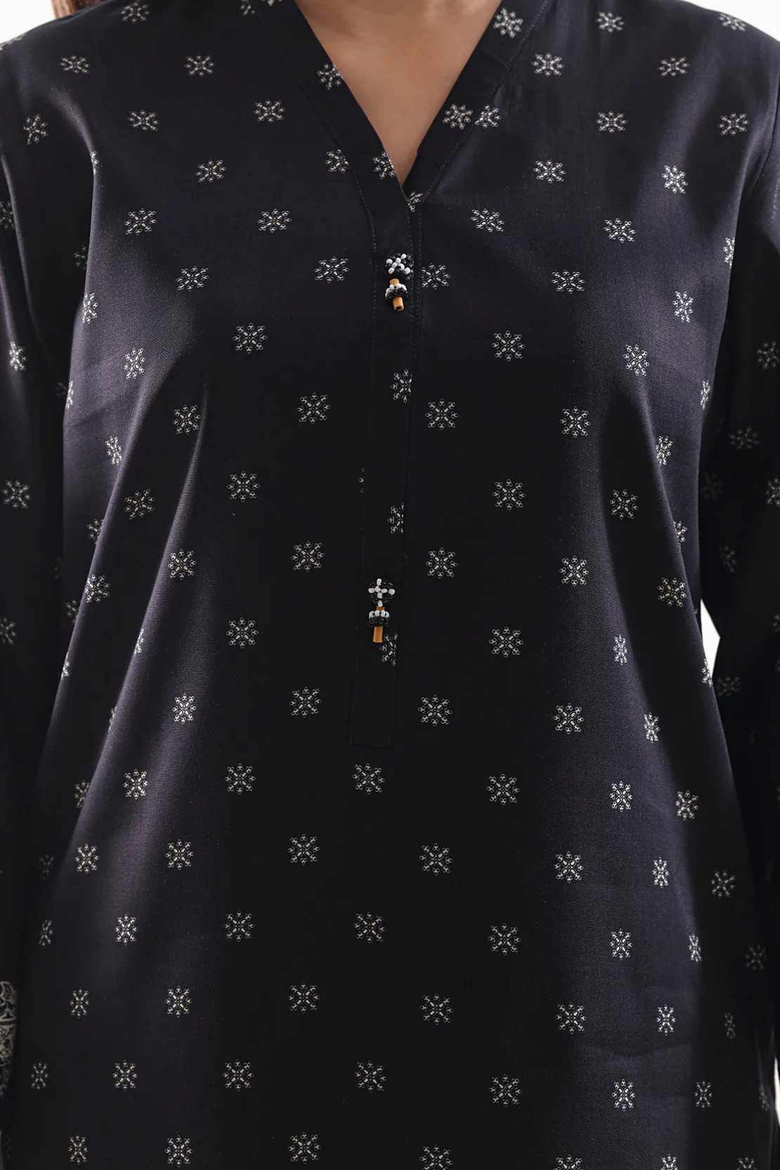 Printed Lawn Stitched Shirt - Image 3