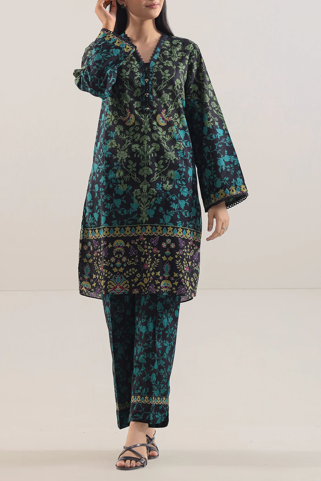 Printed Lawn Stitched Shirt