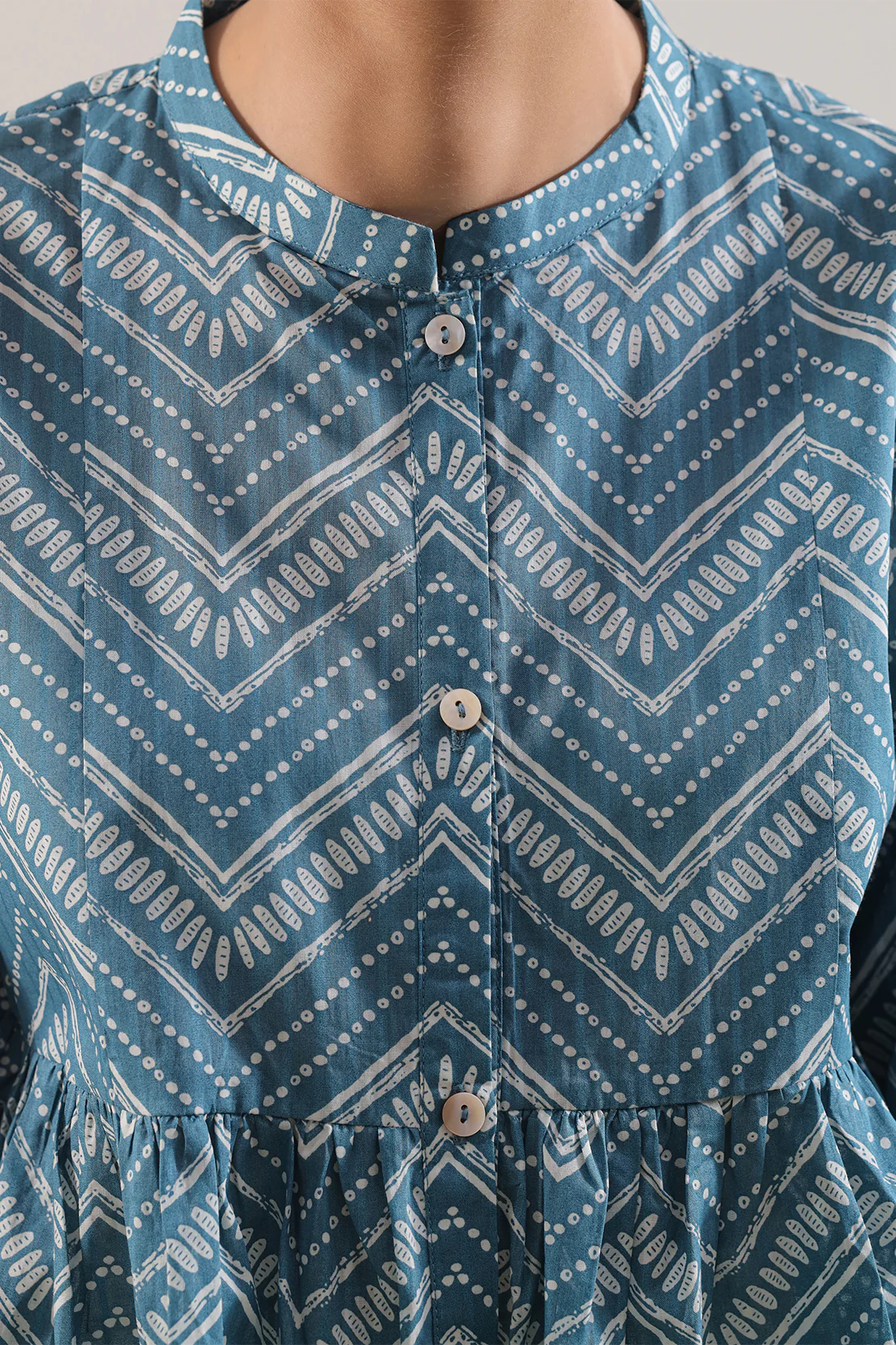 Printed Lawn Stitched Shirt - Image 5