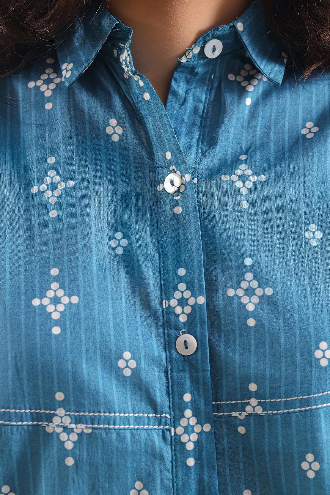 Printed Lawn Stitched Shirt - Image 5