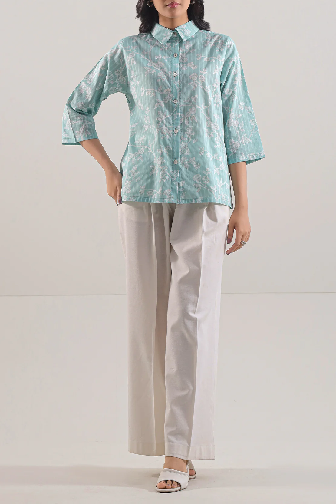 Printed Lawn Stitched Shirt