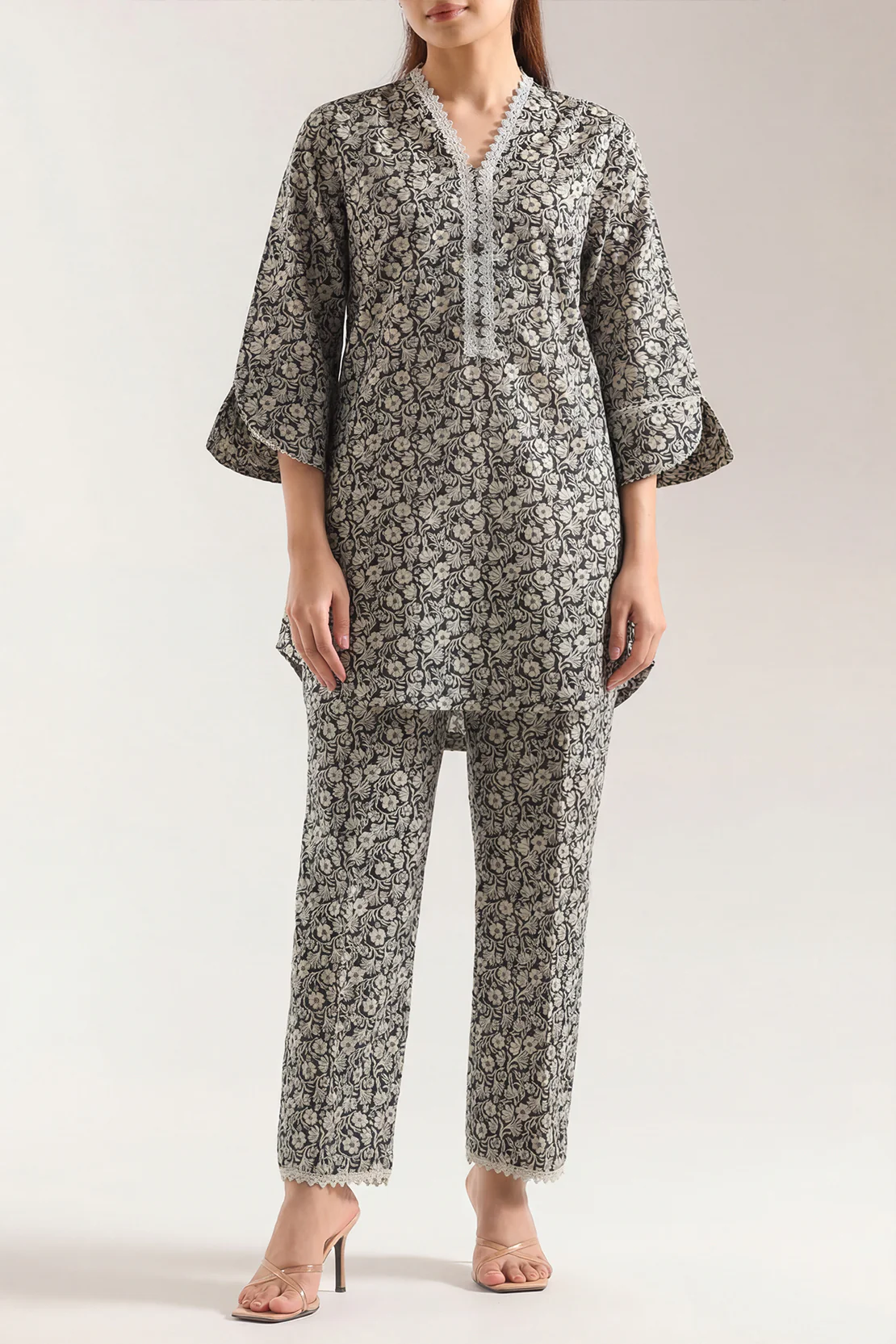 Printed Lawn Stitched Shirt - Image 2