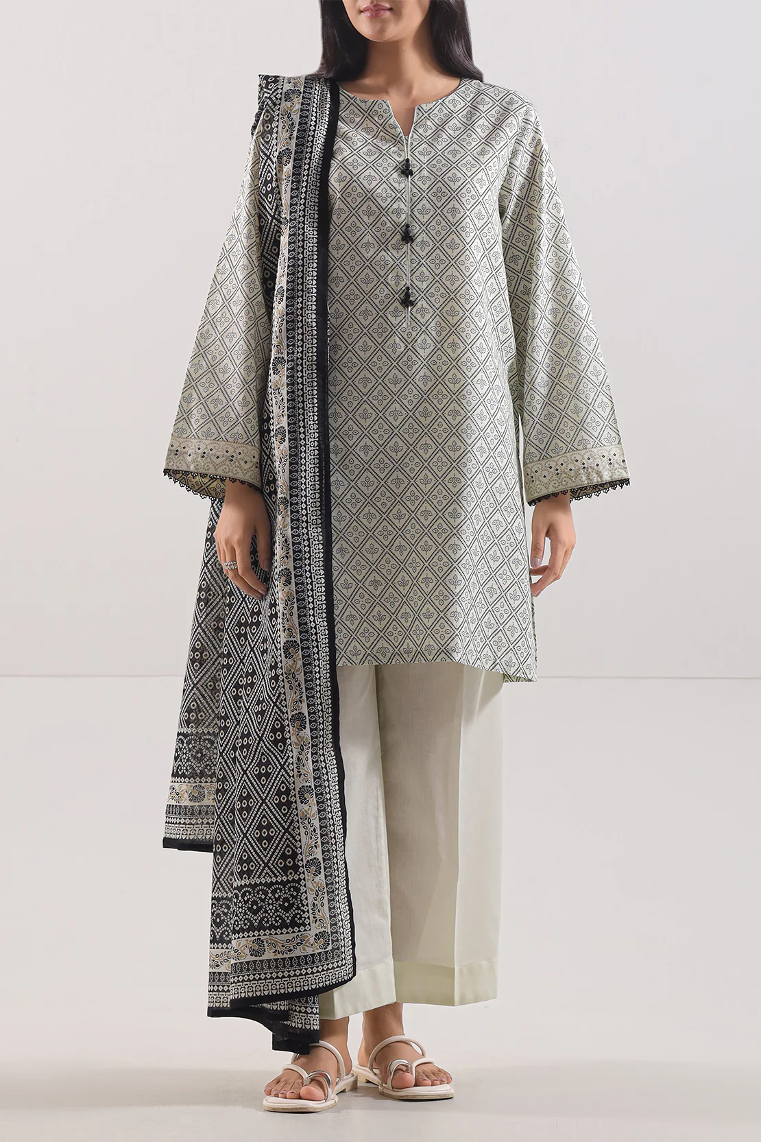 Printed Lawn Stitched Shirt