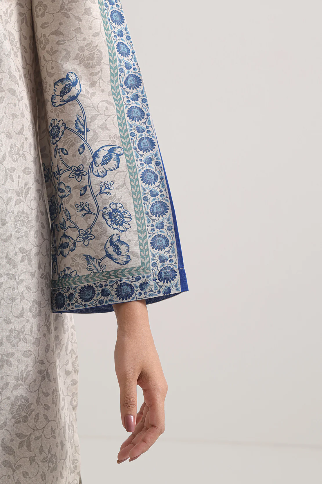 Printed Lawn Stitched Shirt - Image 5