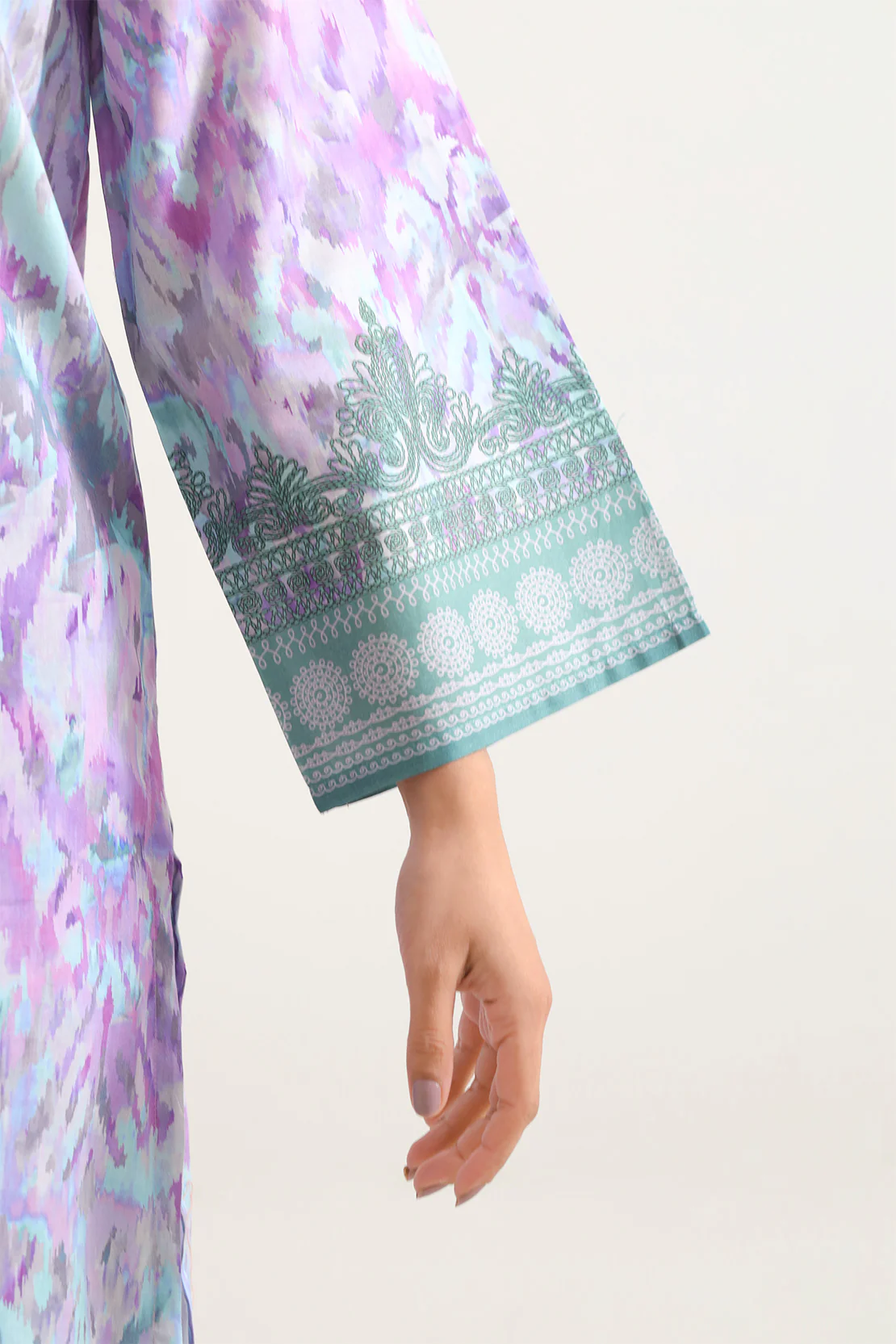 Printed Lawn Stitched Shirt - Image 4