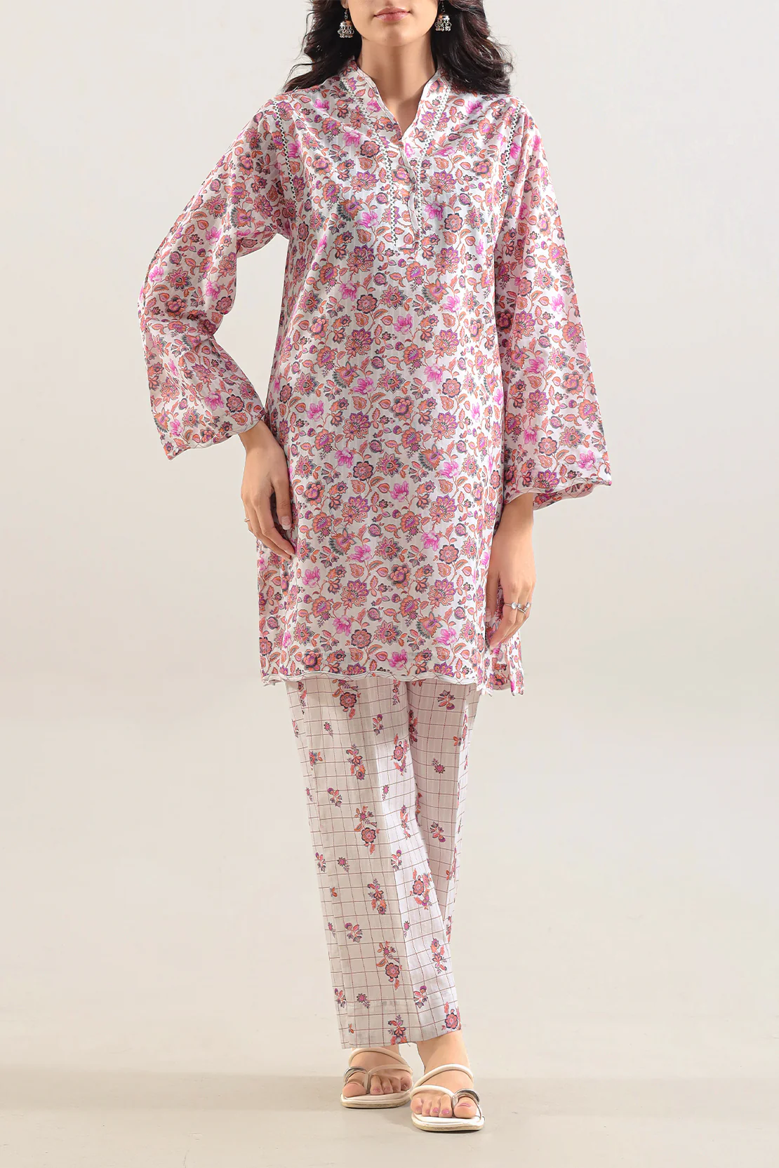 Printed Lawn Stitched Shirt