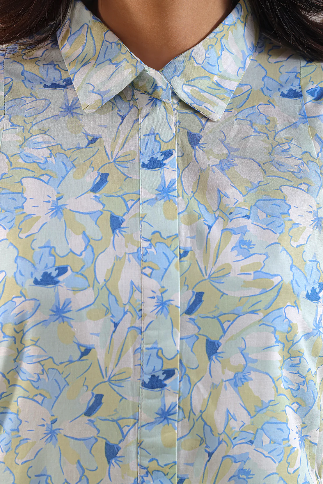 Printed Lawn Stitched Shirt - Image 5