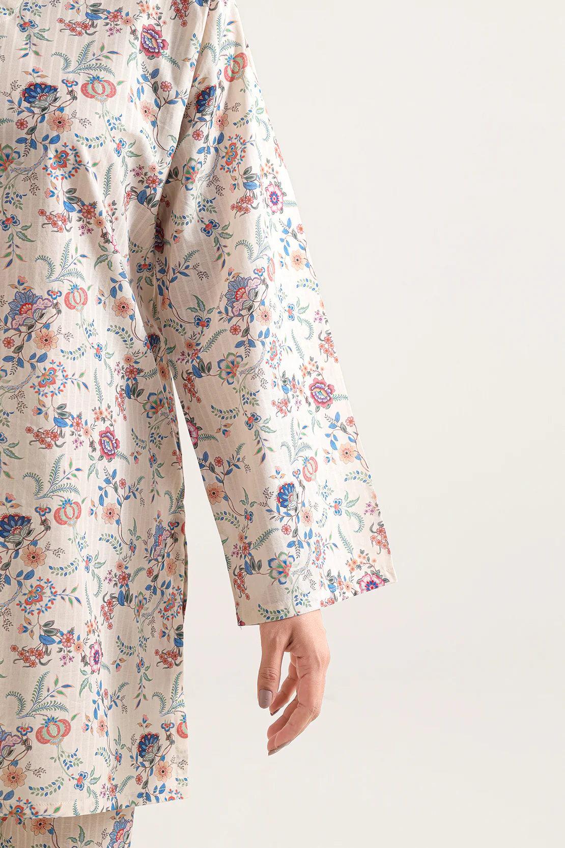 Printed Lawn Stitched Shirt - Image 5