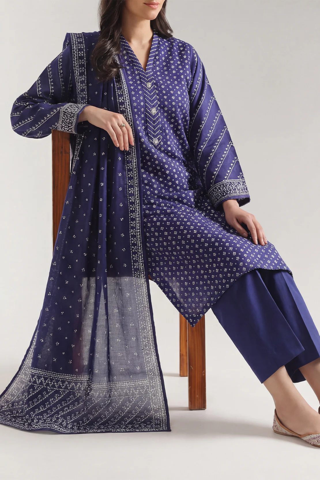 Printed Lawn Stitched Shirt