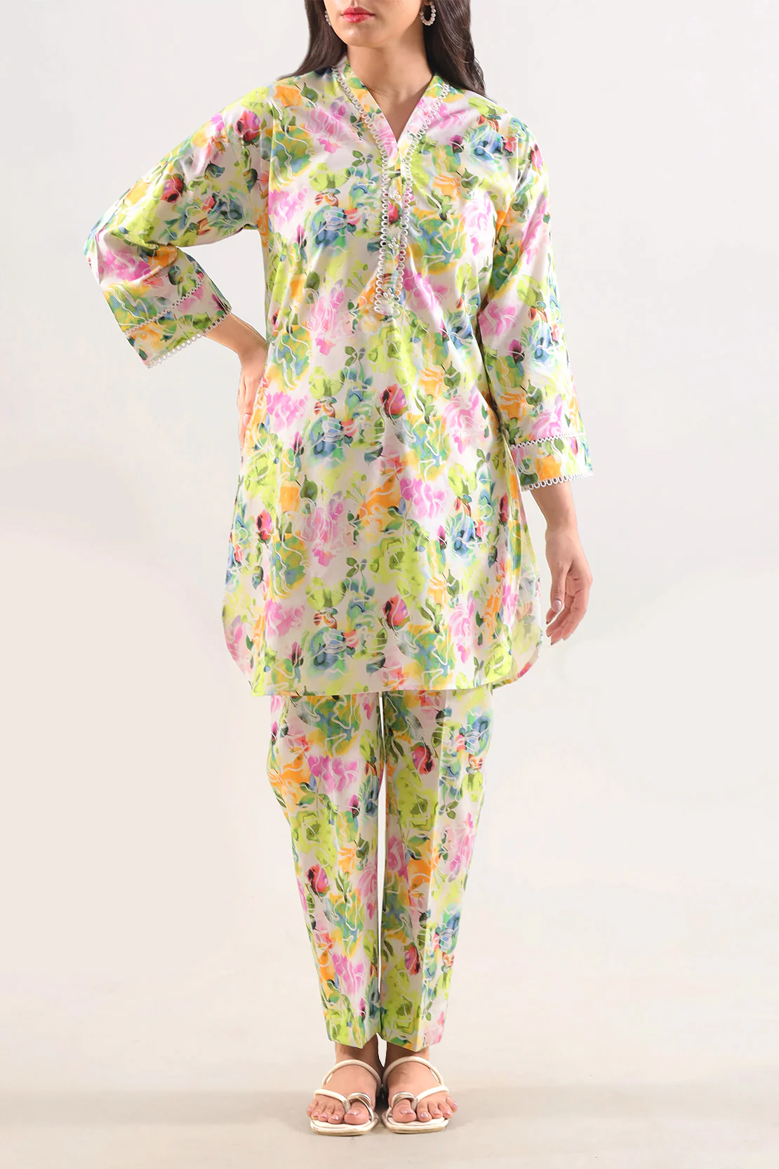 Printed Lawn Stitched Shirt