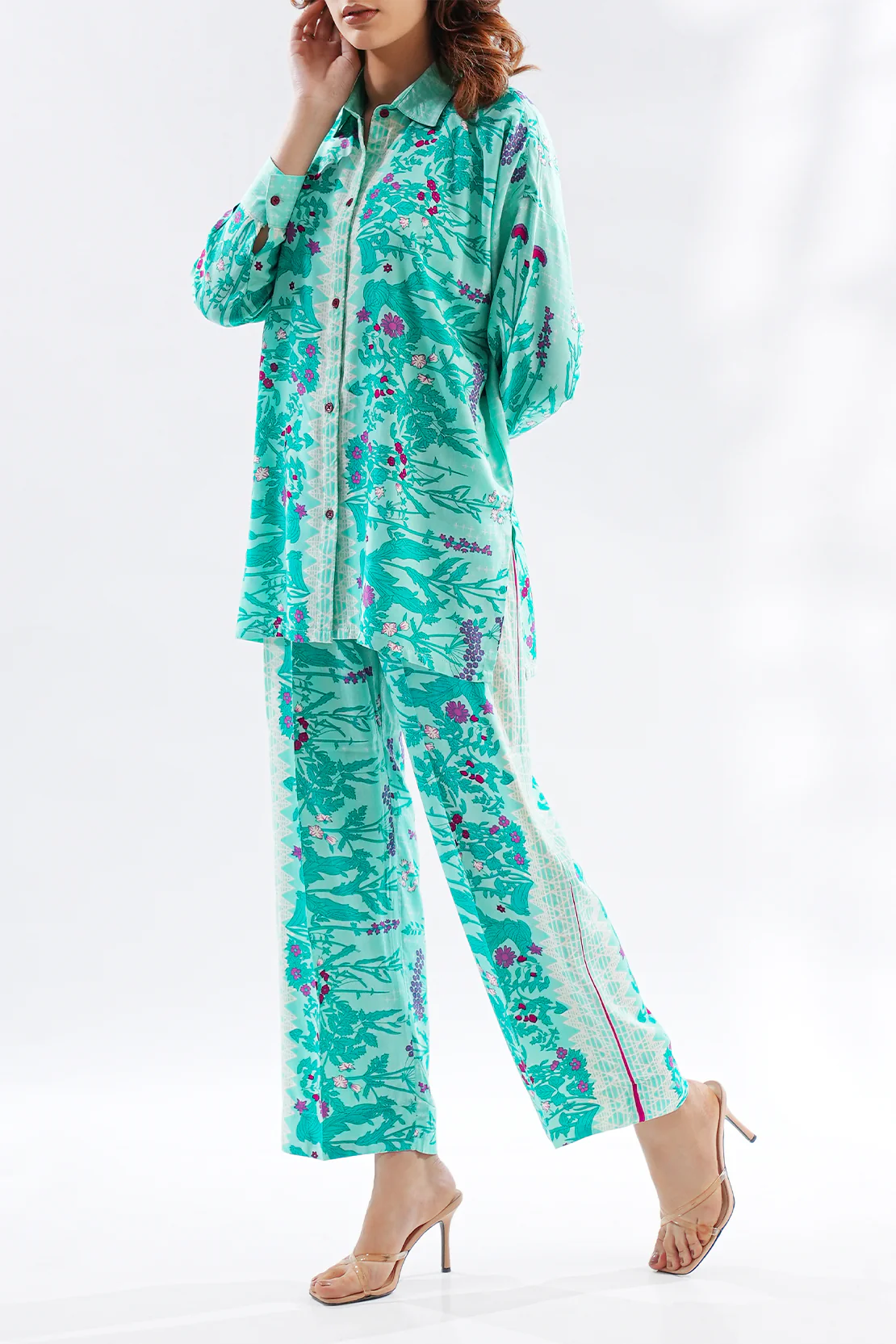 Printed Linen Stitched 2 Piece (Shirt/Trouser)
