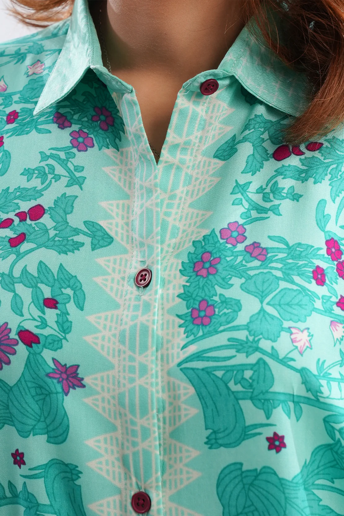 Printed Linen Stitched 2 Piece (Shirt/Trouser) - Image 4