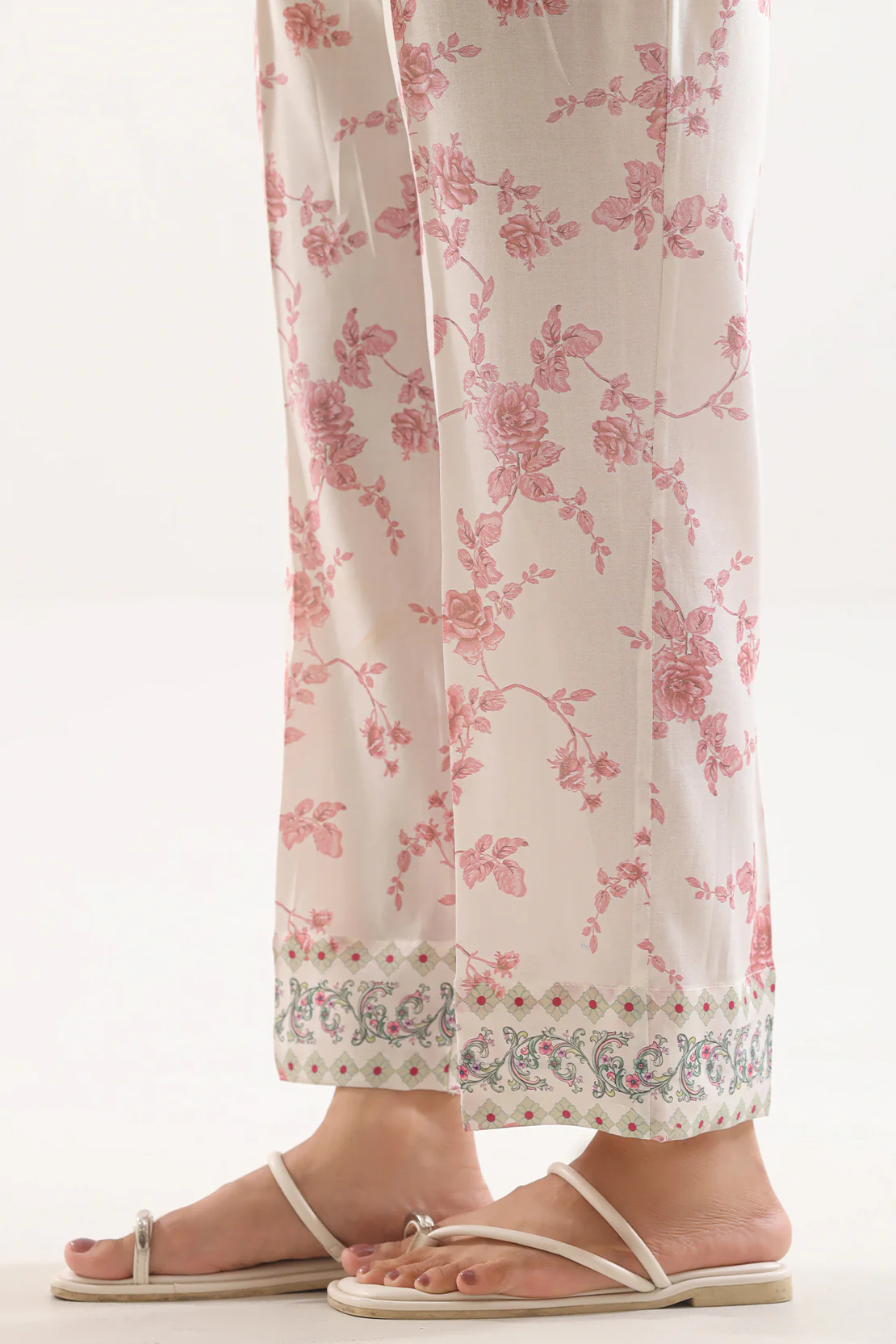 Printed Silk Touch Pants - Image 2