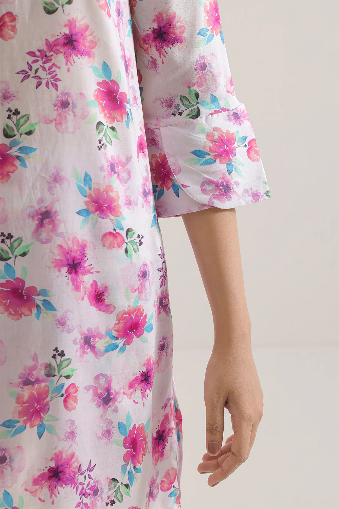 Printed Silk Touch Stitched 2 Piece (Shirt/Trouser) - Image 5