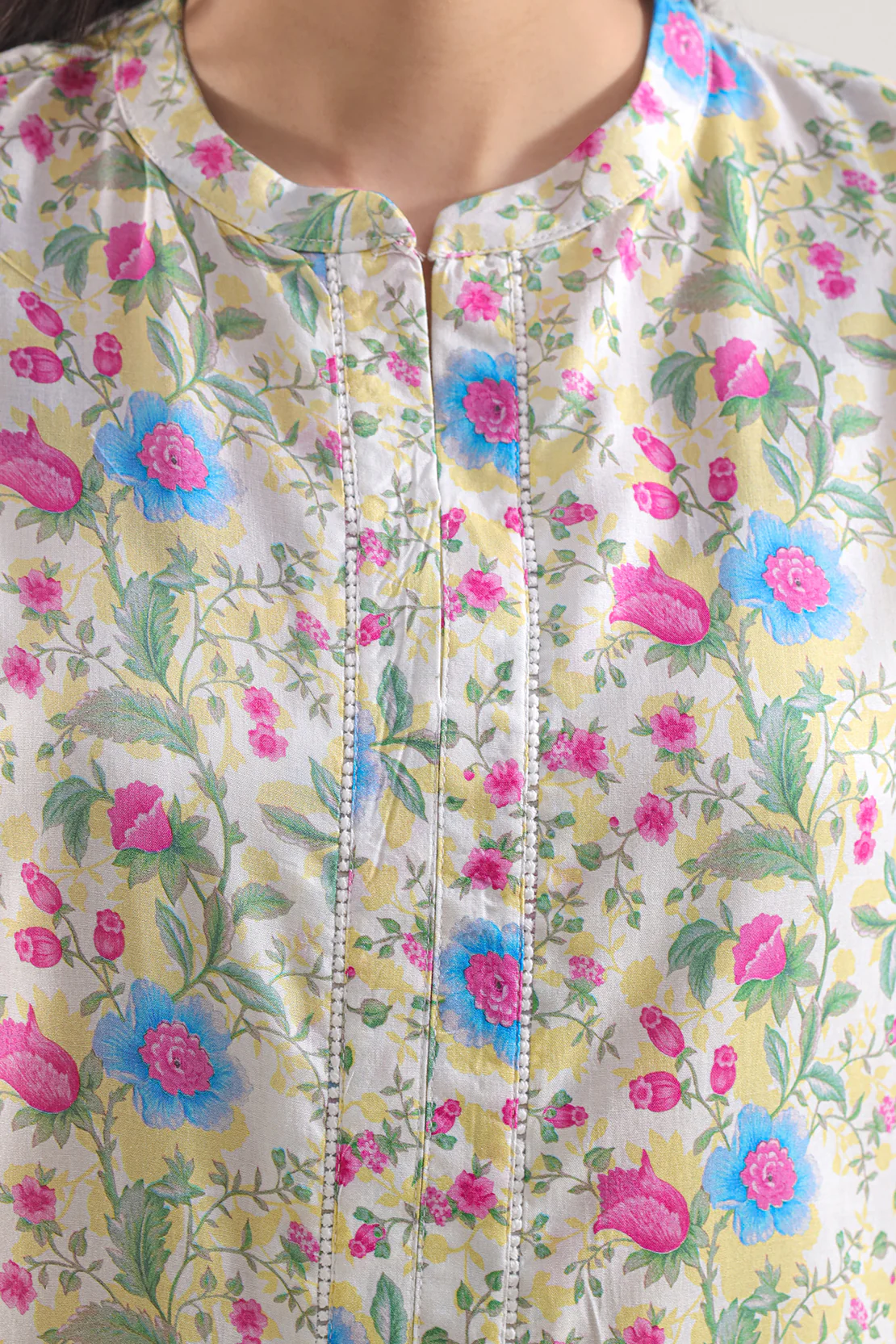 Printed Silk Touch Stitched 2 Piece (Shirt/Trouser) - Image 3