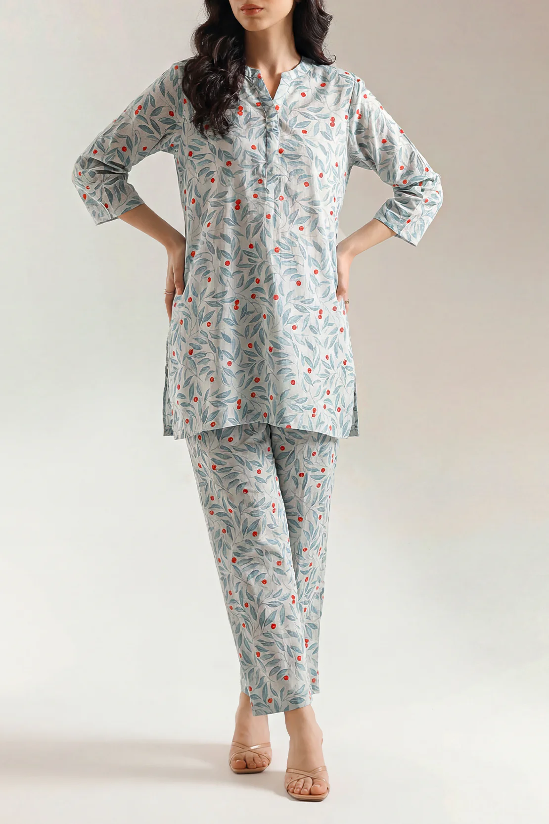 Printed Silk Touch Stitched Shirt