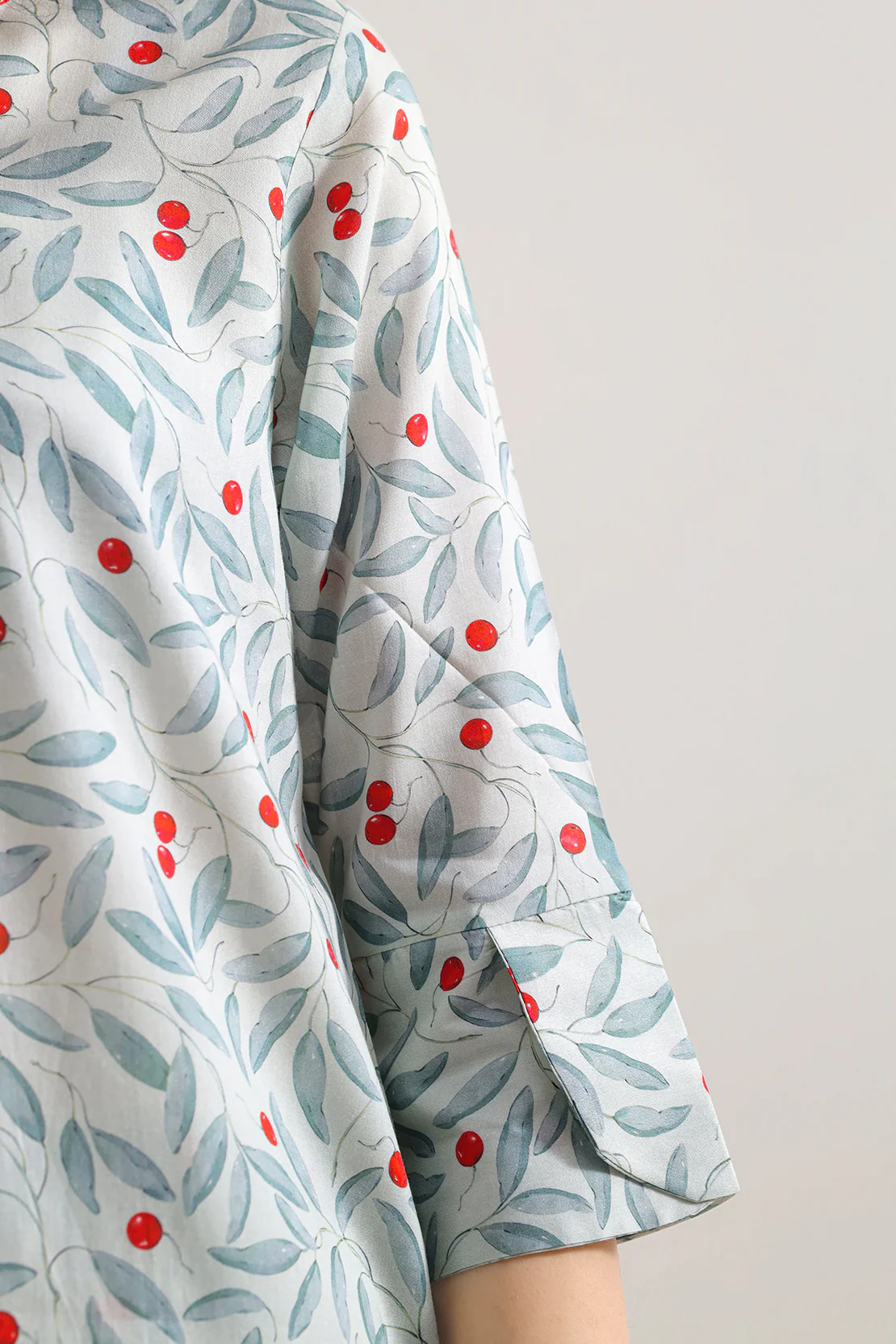 Printed Silk Touch Stitched Shirt - Image 4