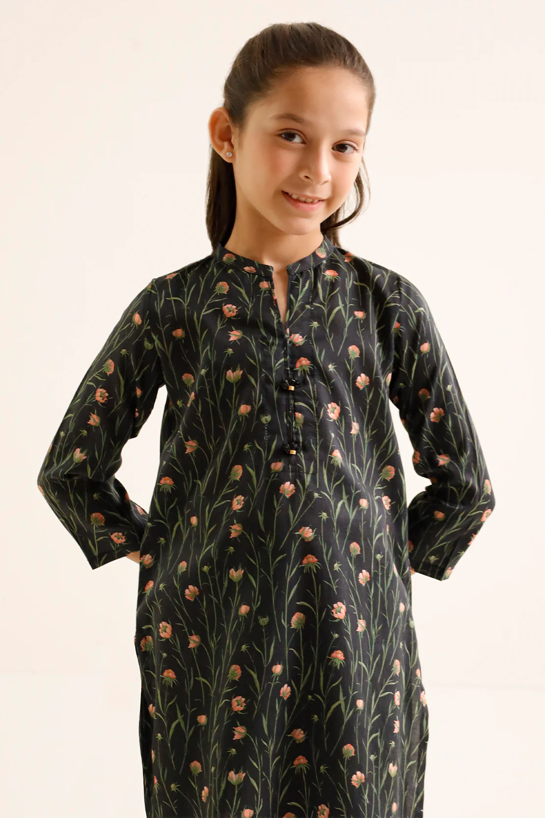 Printed Silk Touch Stitched Shirt/trouser For Kids - Image 2